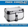 PACK-SR1201-OBKN58A : Givi Trekker Outback 58L Aluminum Top Case Pack Transalp XL750