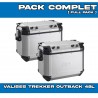PACK-PLO1201CAM-OBKN48APACK2 : Pack Maletas laterales Givi Trekker Outback 48L Alu Transalp XL750