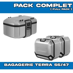 PACK-H0TR73-D0TR55/47100 : Pack Bagagerie Shad Terra 55/47/47L Alu Honda Transalp XL750