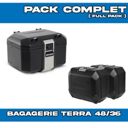 PACK-H0TR73-D0TR48/36100B : Shad Terra 48/36/36L Black Luggage Kit Honda Transalp XL750