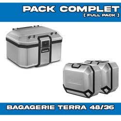 PACK-H0TR73-D0TR48/36100 : Shad Terra 48/36/36L Alu Luggage Kit Honda Transalp XL750