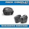 PACK-1201-B360NT2/E22N : Pack de Equipaje Givi B360 / E22 Transalp XL750