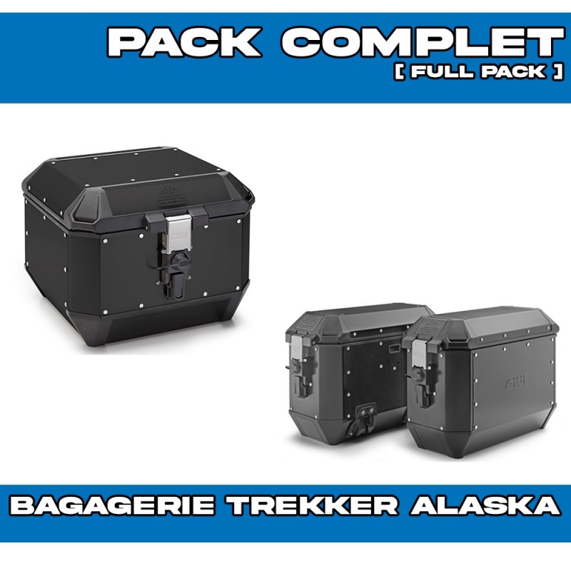 PACK-1201-ALAB : Pack Bagagerie Givi Alaska Noir Transalp XL750