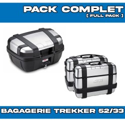 PACK-1201-TRK52/33 : Pack Bagagerie Givi Trekker 52/33/33L Alu Transalp XL750