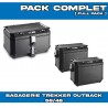 PACK-1201-OBKN58/48B : Set Bagagli Givi Trekker Outback 58/48/48L Nero Transalp XL750