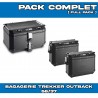 PACK-1201-OBKN58/37B : Pack de Equipaje Givi Trekker Outback 58/37/37L Negro Transalp XL750