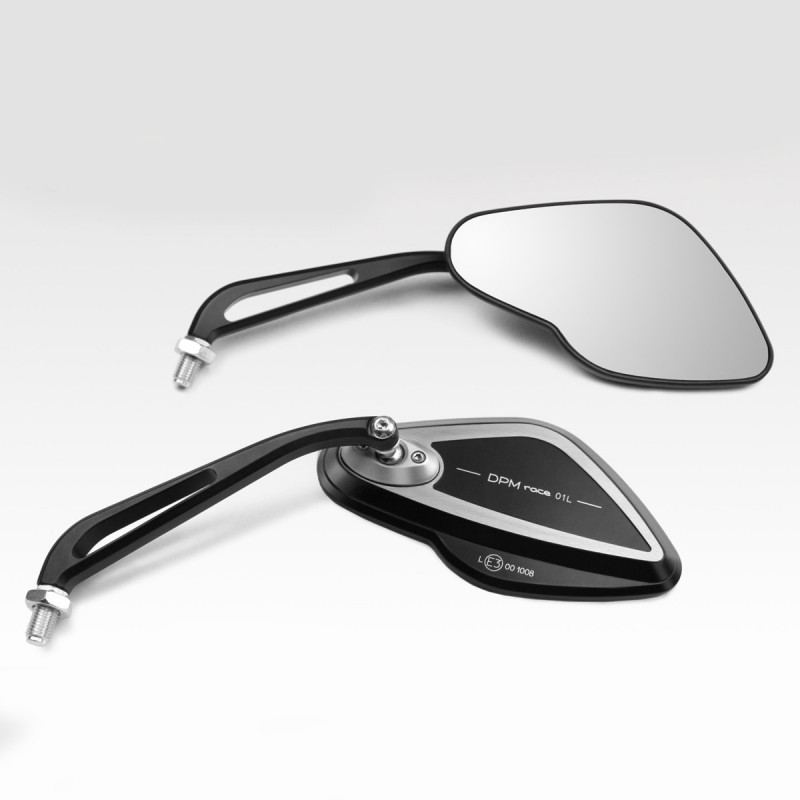 R-0630B/CP : Police DPM Mirror Set Transalp XL750