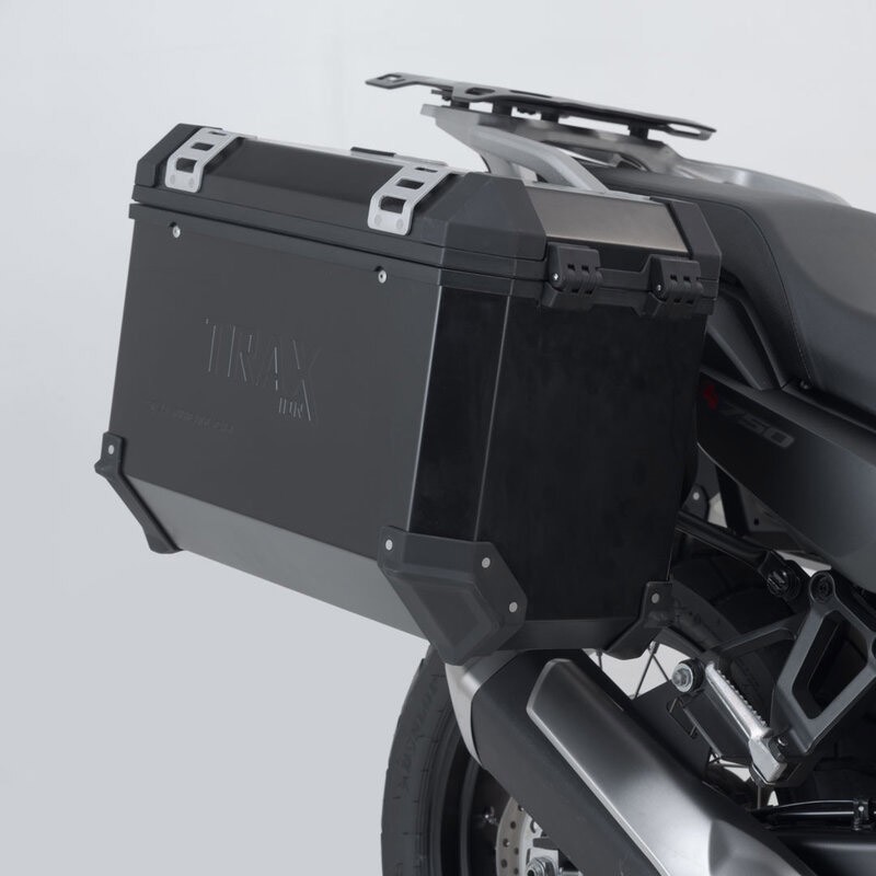 Set Valises Latérales Rigides + Top Case Pour Honda Transalp XL 700/650/600 V - Neuf