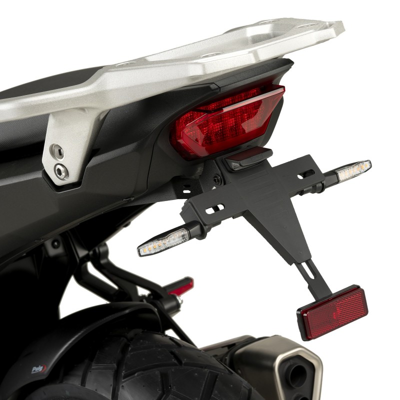 21686N + 20532N : Kennzeichenhalter Puig Transalp XL750