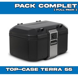 PACK-H0CR12ST-D0TR55100B : Shad Terra 55L Black Top Case Pack Honda Transalp XL750