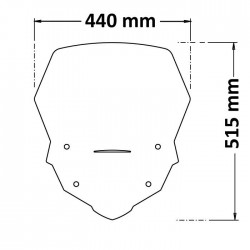 SC189-T : Isotta High Windshield Honda Transalp XL750