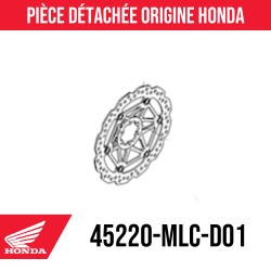 45220-MLC-D01 : Disque de frein avant Honda Honda Transalp XL750