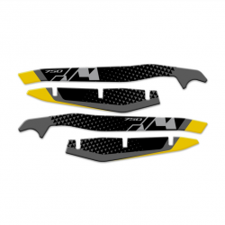 APA-TRA-25 : Autocollants de pare-mains 2025 Honda Transalp XL750