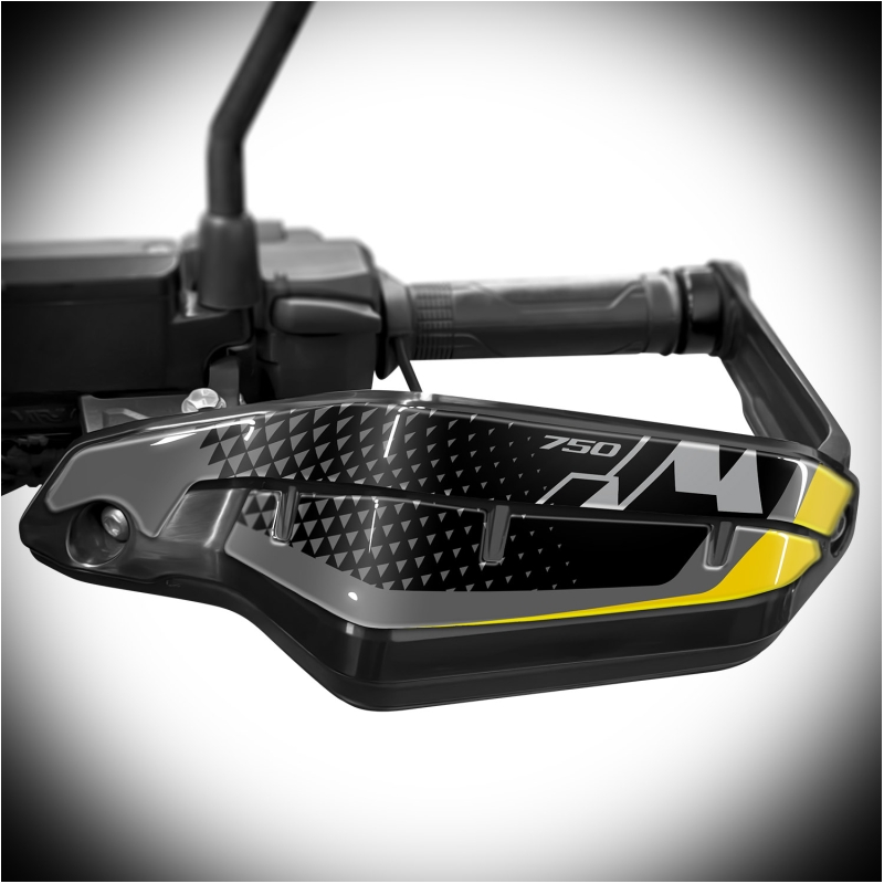 APA-TRA-25 : Pegatinas de protectores de manos 2025 Honda Transalp XL750