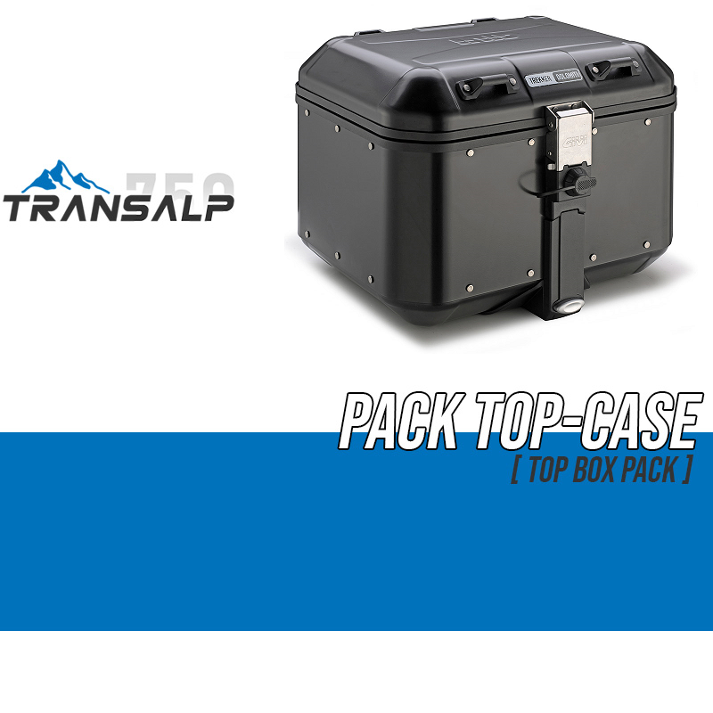 PACK-SR1201-DLM46B : Pack Top-Case Givi Dolomiti 46L Negro Transalp XL750