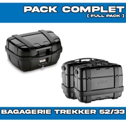 PACK-1201-TRK52/33B : Pack Equipaje Givi Trekker 52/33/33L Negro Transalp XL750