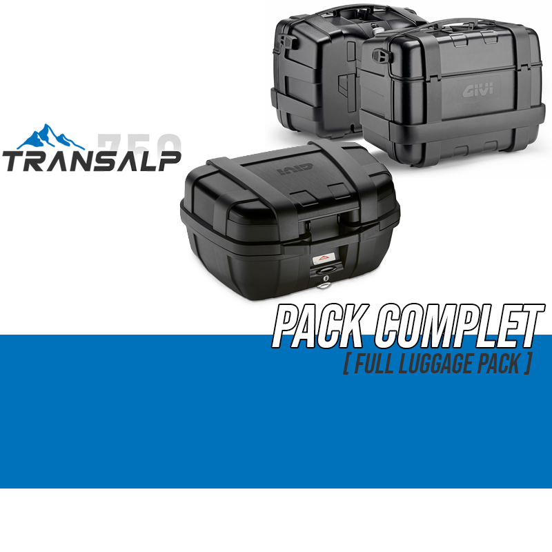 PACK-1201-TRK52/33BB : Pack de Maletas Givi Trekker 52/33/33L Lite Transalp XL750