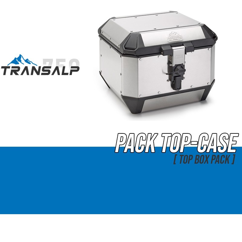 PACK-SR1201-ALA44A : Givi Alaska 44L Alu Topcase-Set Transalp XL750