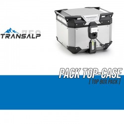 PACK-SR1201-OBKEV42A : Top-Case Set Givi Trekker Outback Evo Smart 42L Alu Transalp XL750