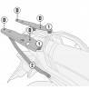 SR1201 : Givi top-case rack Transalp XL750