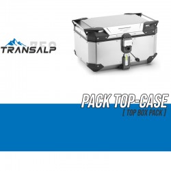 PACK-SR1201-OBKEV58A : Pack Top-Case Givi Trekker Outback Evo Smart 58L Alu Transalp XL750