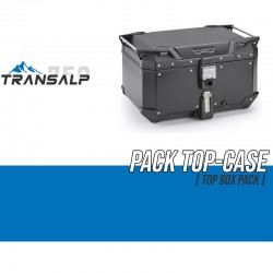 PACK-SR1201-OBKEV58B : Pack Top-Case Givi Trekker Outback Evo Smart 58L Noir Transalp XL750