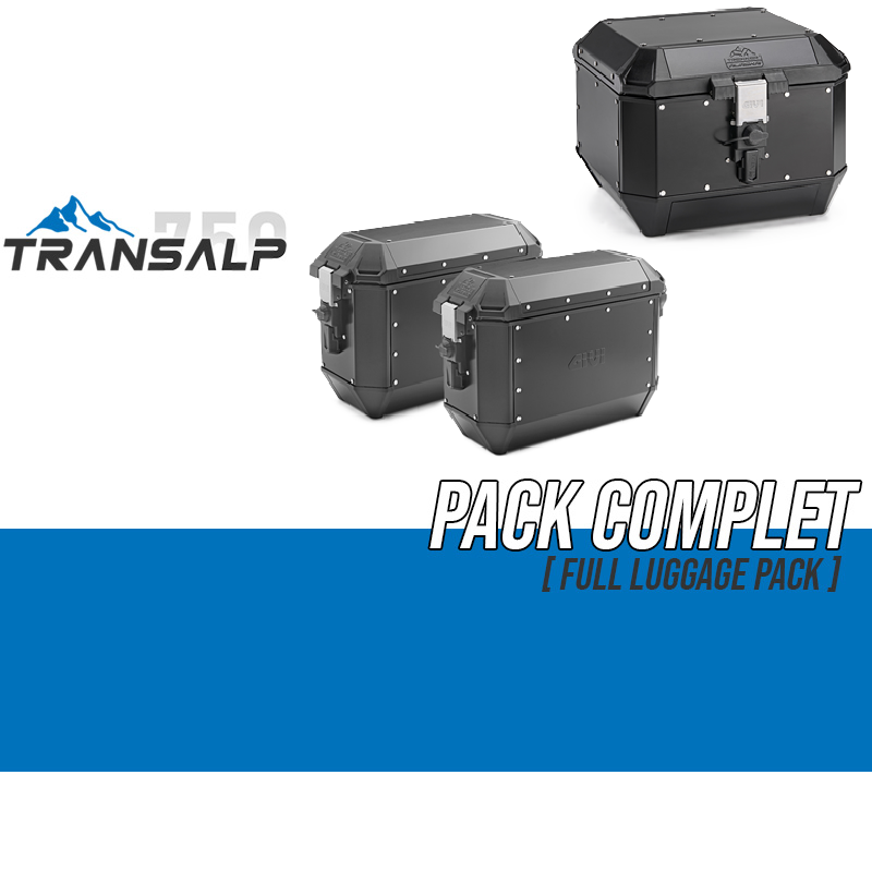 PACK-1201-ALA44B-36B : Pacchetto Bagagli Givi Alaska Nero Transalp XL750