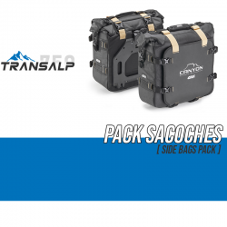 PACK-PLO1201MK-GRT720B : Pack sacoches latérales Givi Canyon GRT720B Transalp XL750