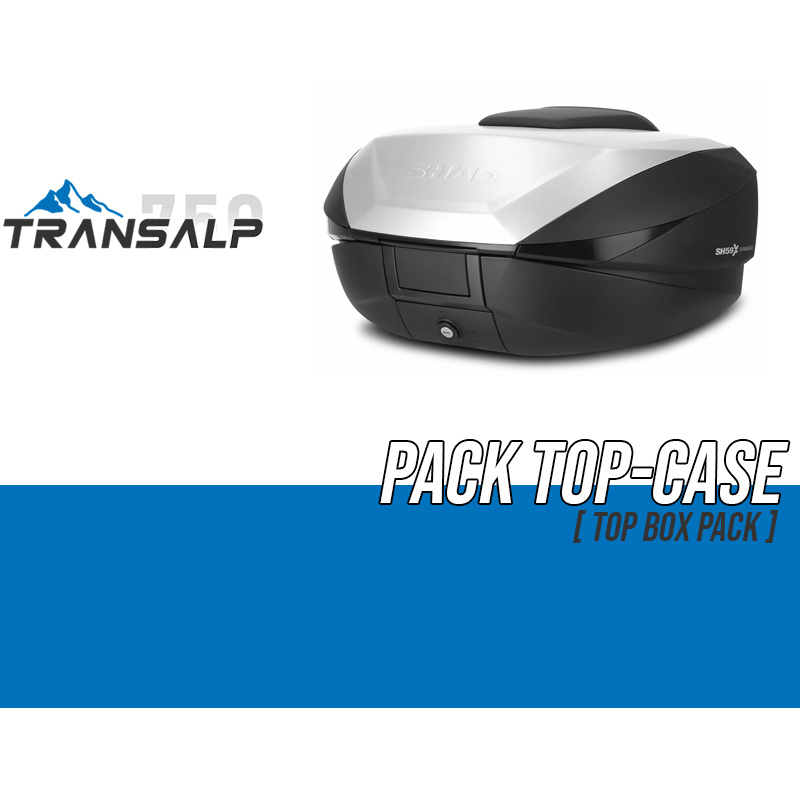 PACK-H0TR73ST-D0B59200 : Pack Top-Case Shad SH59X Transalp XL750