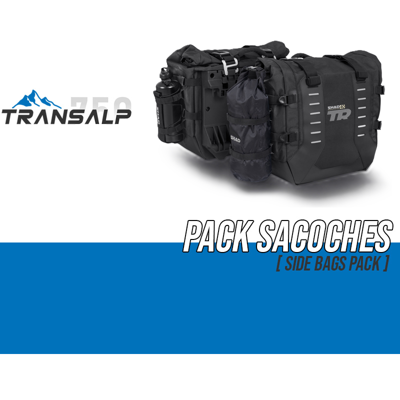 PACK-H0TR734P-X0TR402 : Shad TR40 Seitenkoffer-Set Transalp XL750