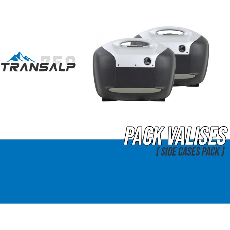 PACK-65395560001-J42-A : Pack Valises Hepco-Becker Journey 42L Argent Transalp XL750