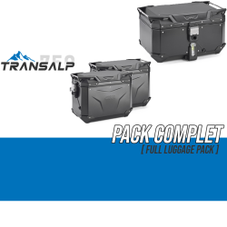 Paquete de Equipaje Givi Trekker Outback Evo Smart 58/48/48L Negro para Honda Transalp XL750